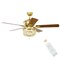52 Retro Ceiling Fan Light W/ Reversible Blades Remote Control
